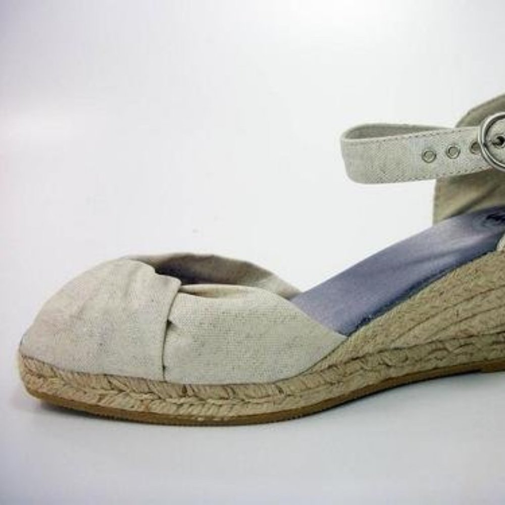 Vidorreta Women's Cream Espadrille sz 8
